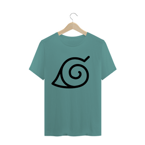 Camiseta com o símbolo da aldeia da folha 