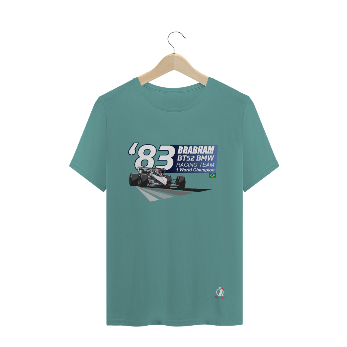 Nome do produto: T-Shirt Estonada Quick Racing | Brabham BT52 1983