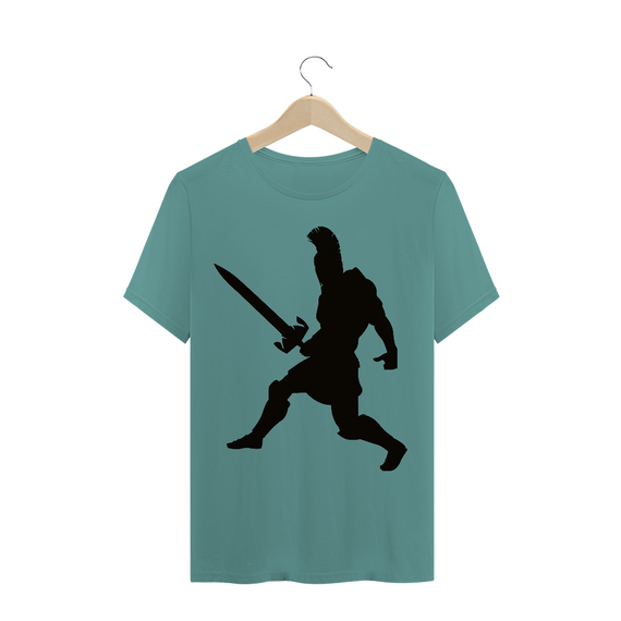 Camiseta Estonada Estampa Silhueta Gladiador