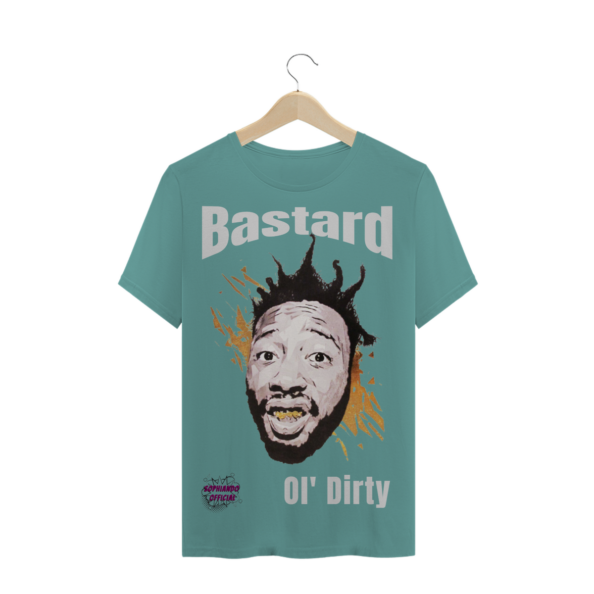 Nome do produtoOI\' Dirty Bastard Rapper! Camisa Masculina Estonada