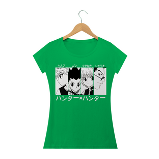 Nome do produtoCamisa Hunter x Hunter Versão Mangá(Feminina)