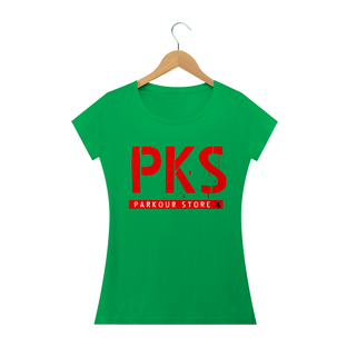 Nome do produtoCamisa Feminina Básica -  Logo PKS