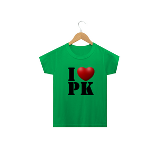 Nome do produtoCamisa Infantil - I Love PK