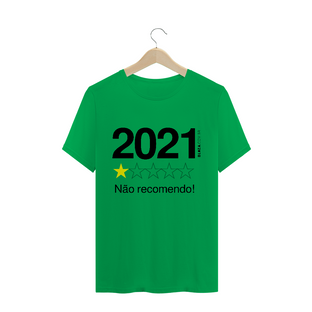 Nome do produto2021. Não recomendo, Camiseta Masculina, Bluza.com.br