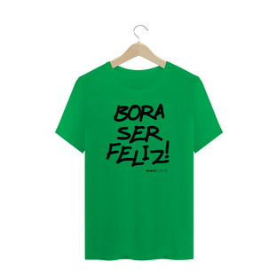 Nome do produtoBora ser feliz, Camiseta Masculina, Bluza.com.br