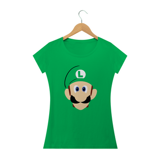 Luigi Minimalista - Camiseta Babylook