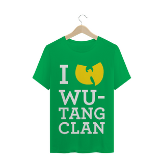 Nome do produtoCamiseta de Malha Quality Wu Tang Clan I Love WU Branco