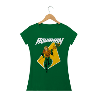 Nome do produtoCamiseta Baby Look Rei dos Mares Aquaman - Heróis