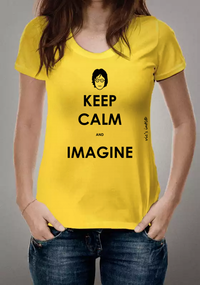 Nome do produtoCAMISA - KEEP CALM - JOHN LENNON