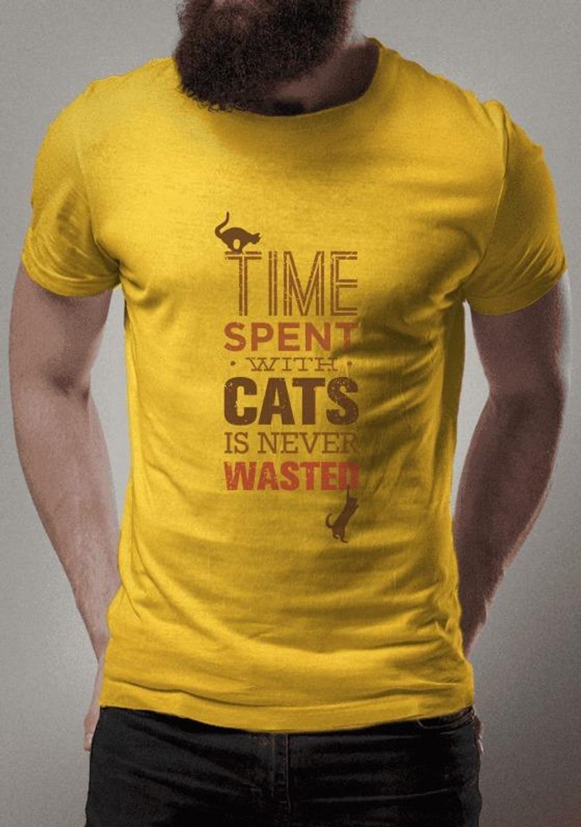 Nome do produtoTime spent with cats is never wasted