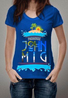 Camiseta John Mig Paradise