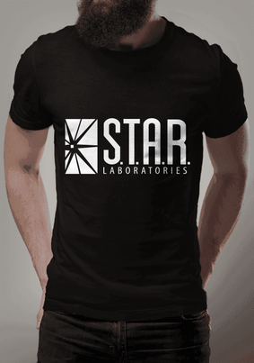 Camisa S.T.A.R Labs (Preta)