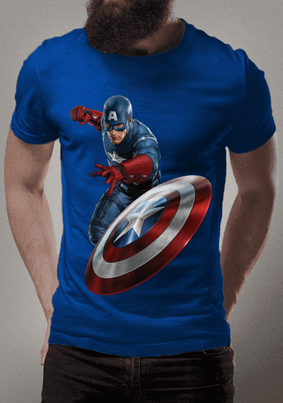 Camiseta Cap. América
