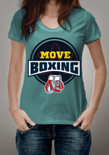 Nome do produtoMove Boxing Logo Grande Verde Estonado