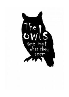 Nome do produtoThe owls are not what they seem - Twin Peaks