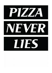 Nome do produtoCamiseta Pizza never lies