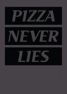 Nome do produtoCamiseta Pizza never lies