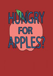 Nome do produtoHungry for apples? - Rick and Morty