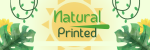 Logo da loja  Natural Printed 