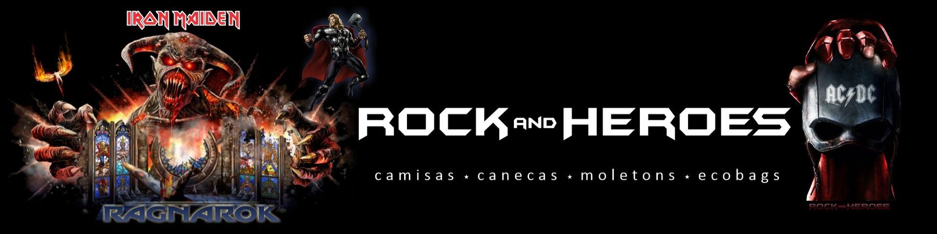 Nome da loja  Rock and Heroes