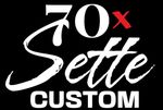 Logo da loja  70xSette Custom Tattoos