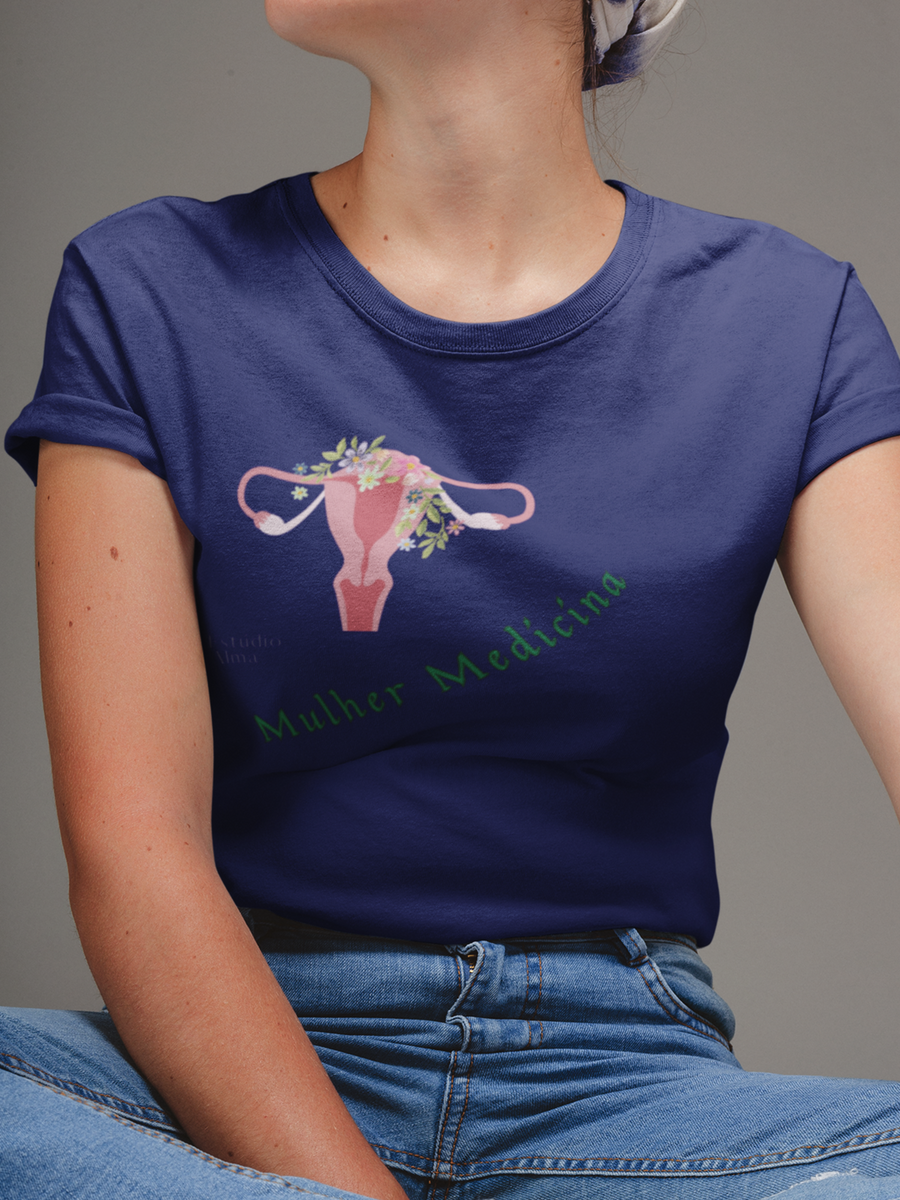 Nome do produto: Camiseta Mulher Medicina 