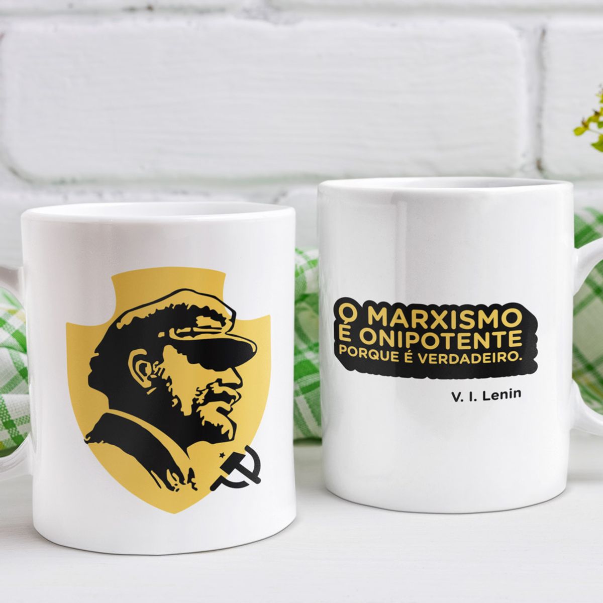 Nome do produto: Caneca LENIN Marxismo Onipotente