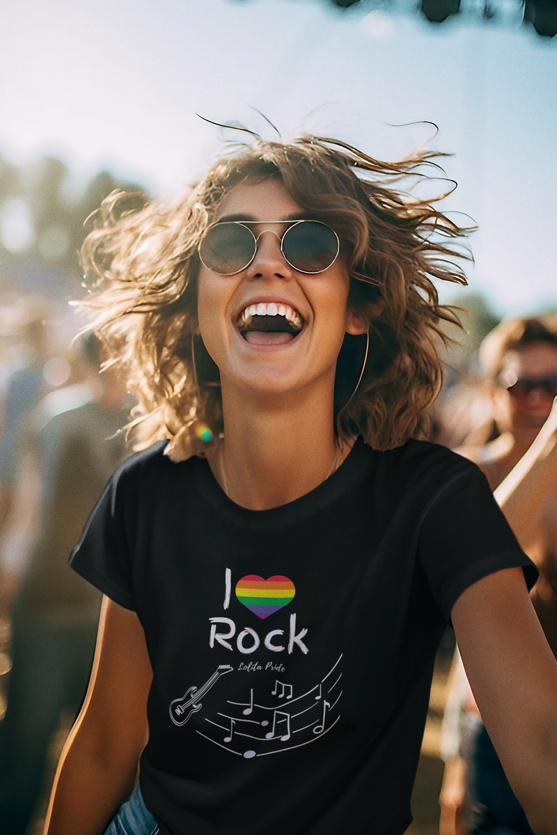Nome do produto: T-Shirt PRIME Unissex I Love Rock