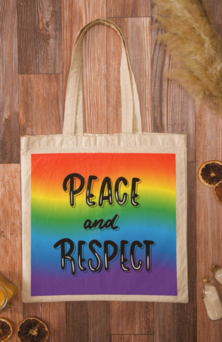 Nome do produto: Eco Bag Peace and Respect