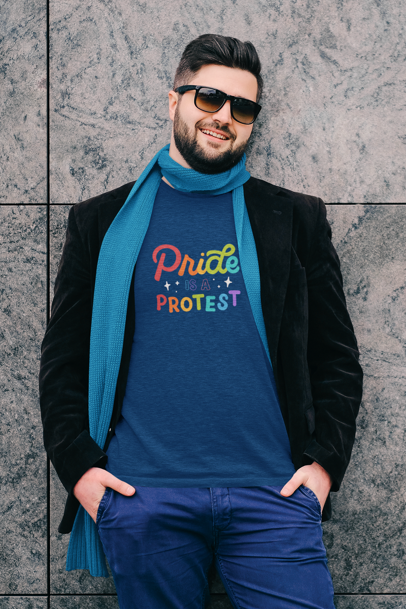Nome do produto: T-Shirt PLUS SIZE Pride In Protest