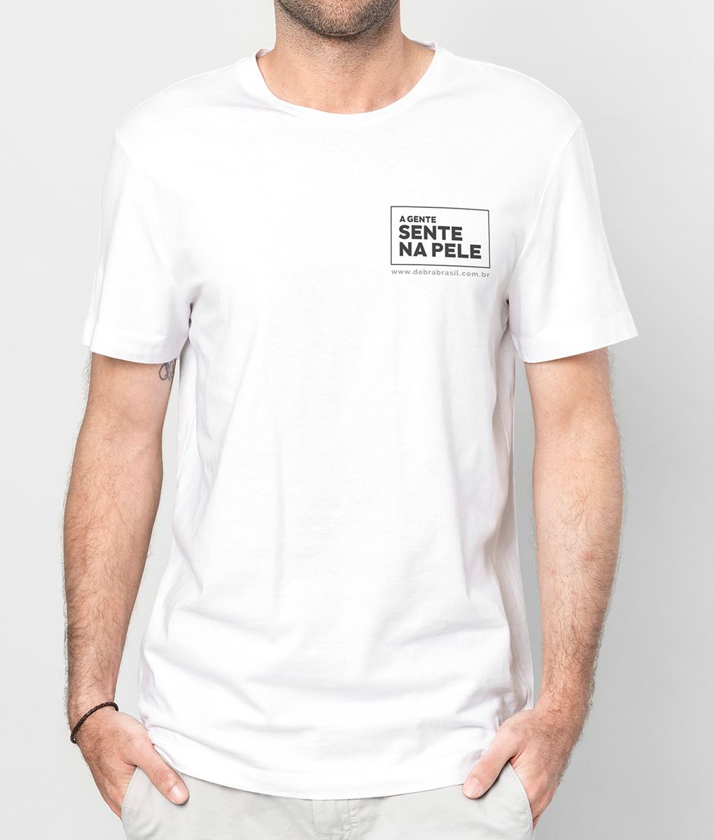 Nome do produto: Camiseta A Gente Sente na Pele