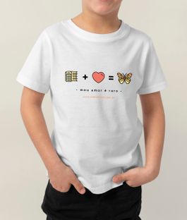 Nome do produtoCamiseta Infantil Meu Amor é Raro - 2 a 8 anos 