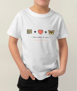 Camiseta Infantil Meu Amor é Raro - 2 a 8 anos 