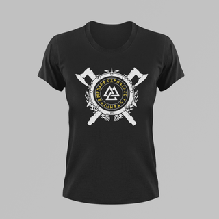 Nome do produtoCamisa Valknut, Machado e Runas