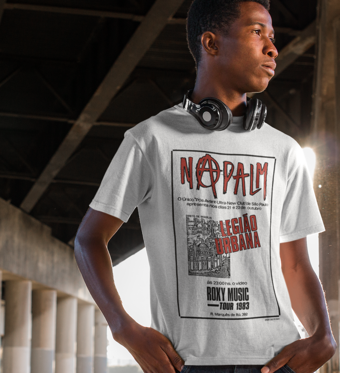 Nome do produto: Camiseta \'Napalm - Legião Urbana\'