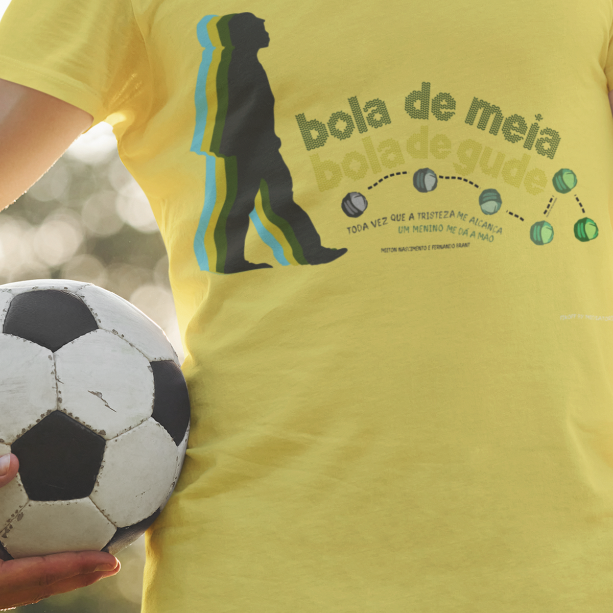 Nome do produto: Camiseta \'bola de meia, bola de gude\'