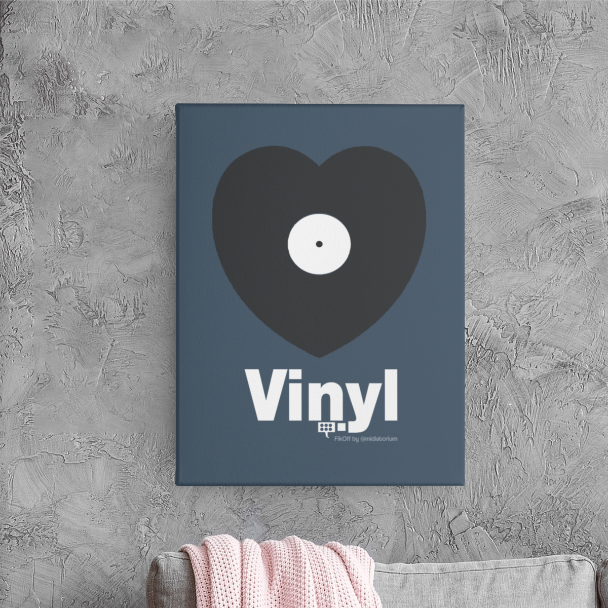 Nome do produto: Pôster \'Vinyl Love\'