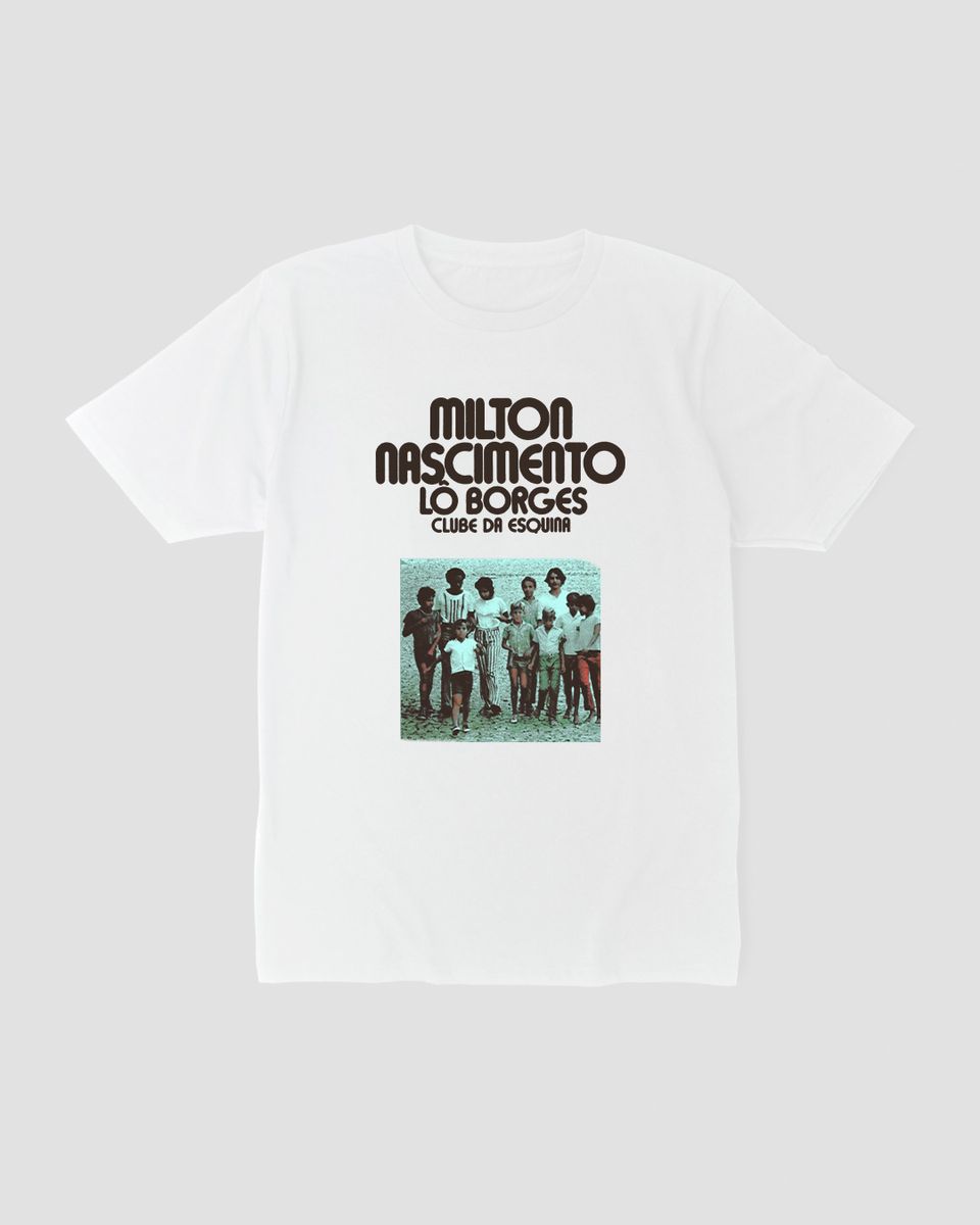 Nome do produto: Camiseta Milton Nascimento e Lô Borges Clube 3 Mind The Gap Co.