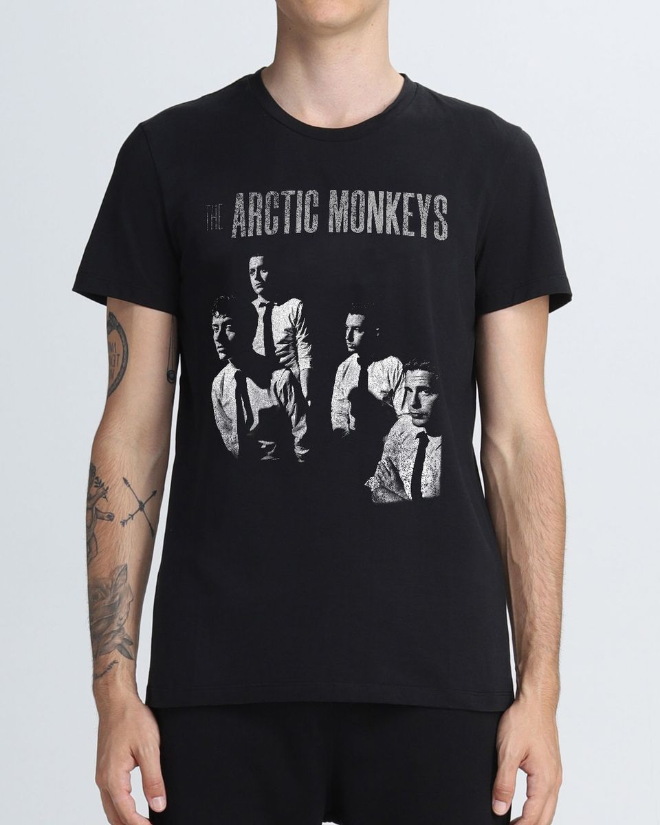 Nome do produto: Camiseta Arctic Monkeys The Band Mind The Gap Co.