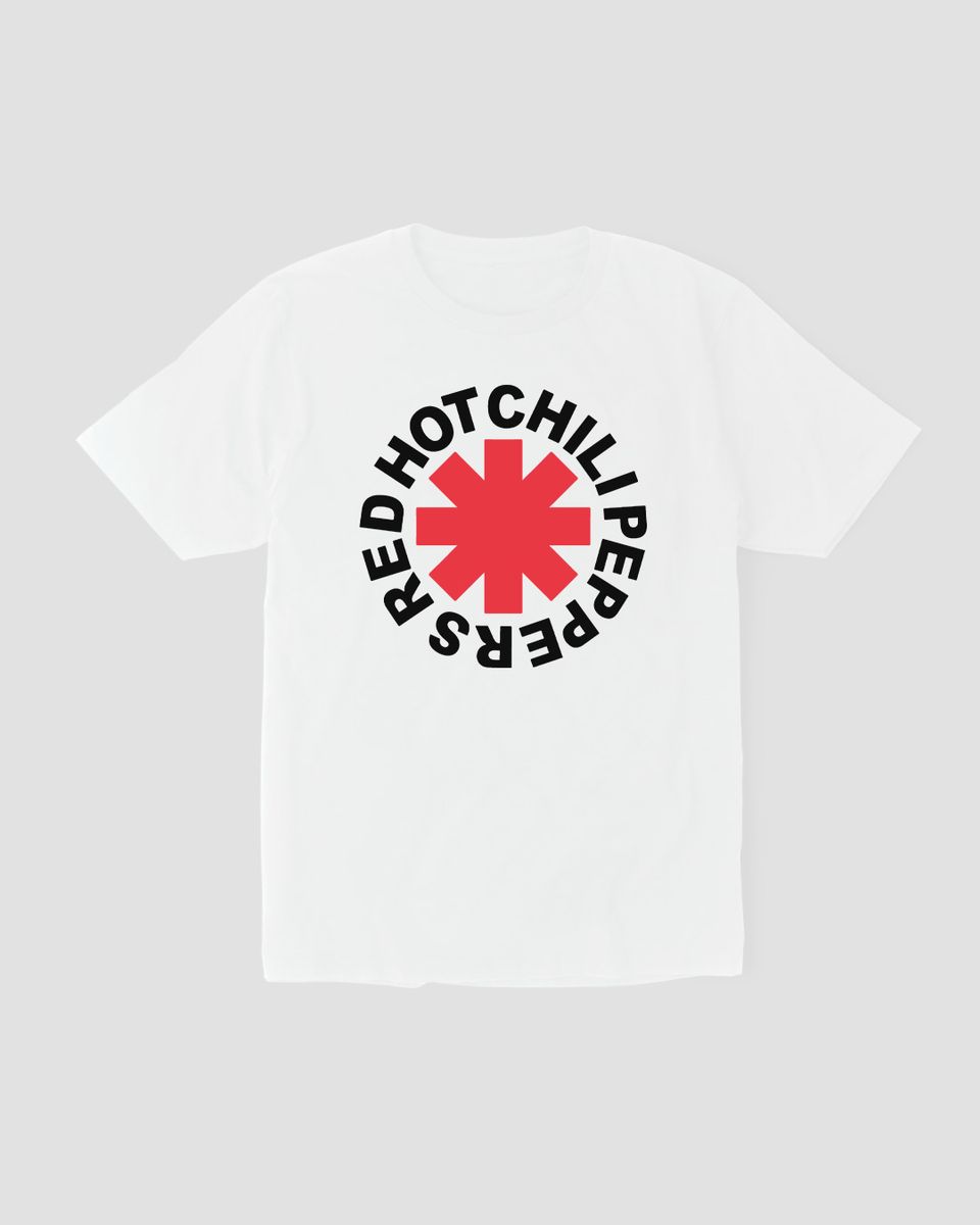 Nome do produto: Camiseta Red Hot Chili Peppers Classic Logo 2 Mind The Gap Co.