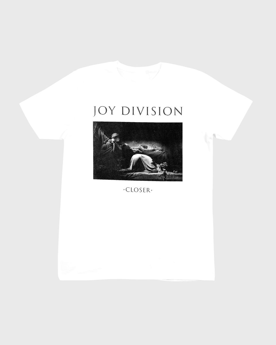Nome do produto: Camiseta Joy Division Closer White Mind The Gap Co.