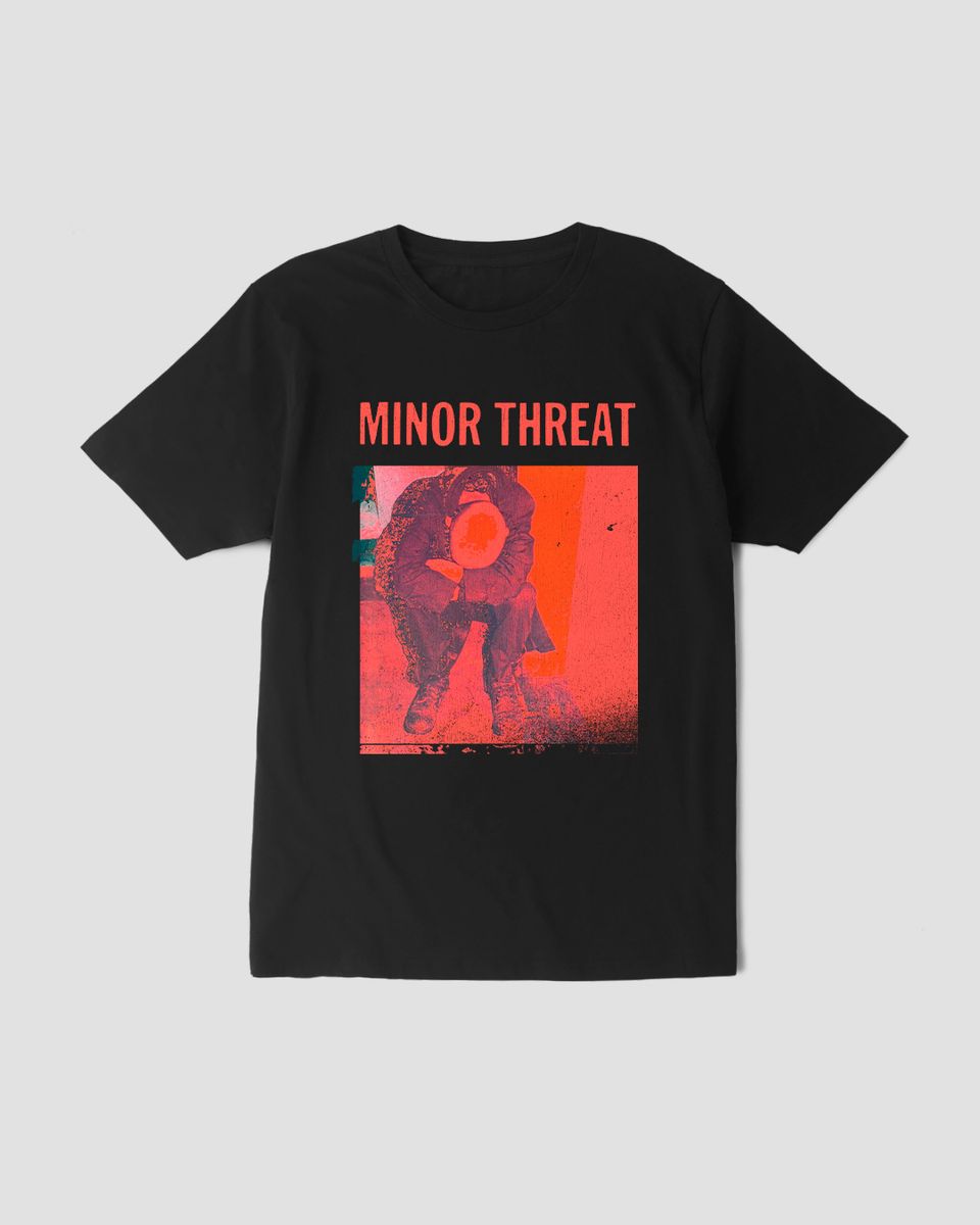 Nome do produto: Camiseta Minor Threat Black Mind The Gap Co.