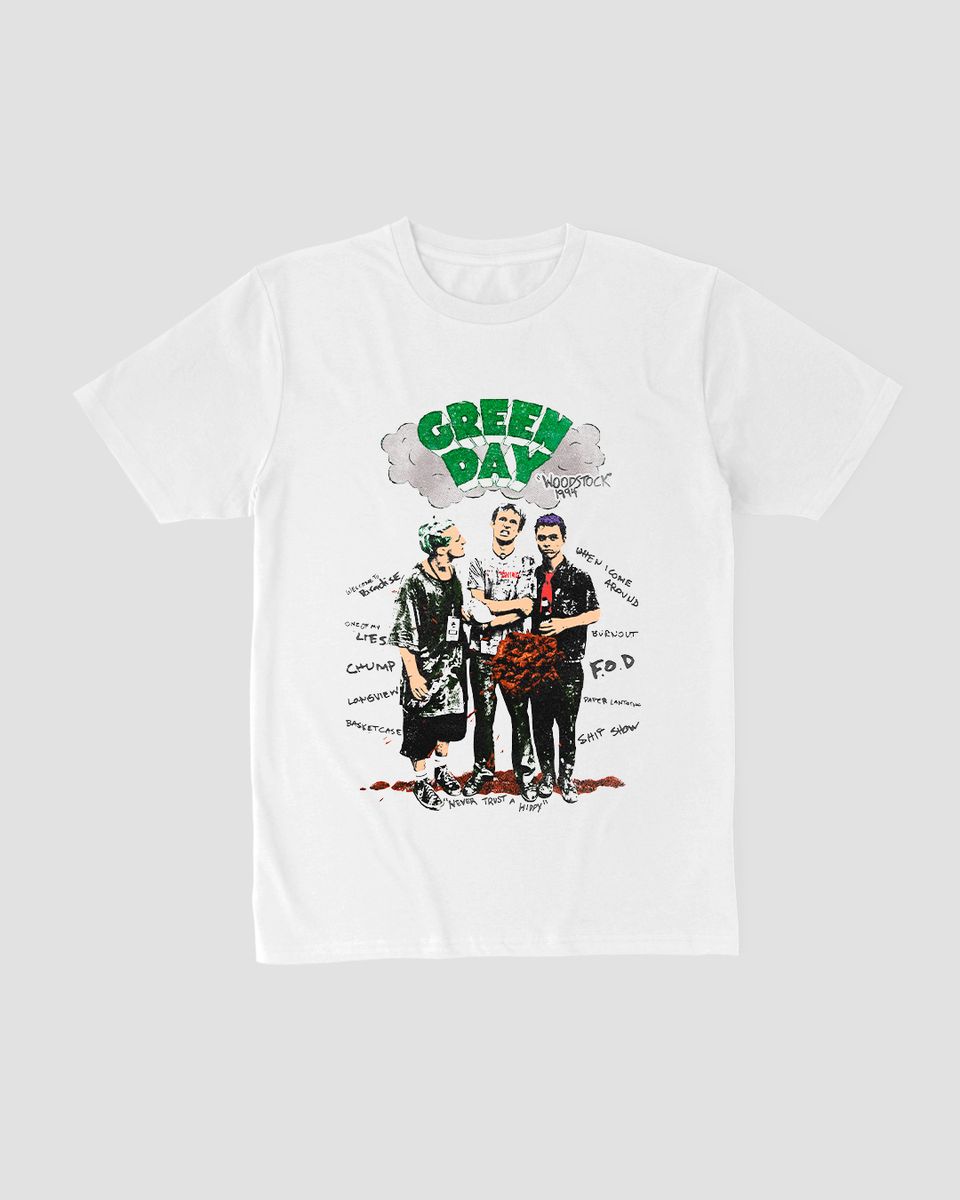 Nome do produto: Camiseta Green Day Mudstock Mind The Gap Co.