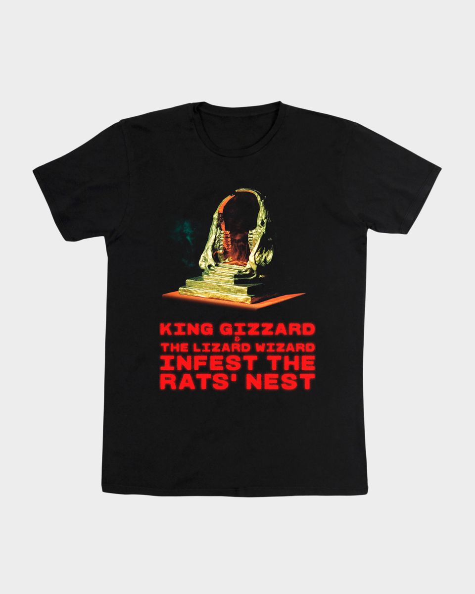 Nome do produto: Camiseta King Gizzard & the Lizard Wizard Rats Mind The Gap Co.