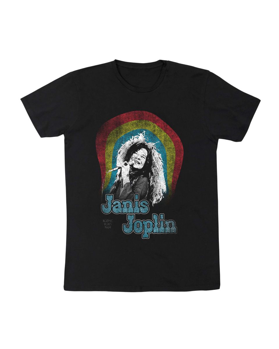 Nome do produto: Camiseta Janis Joplin Kozmic Mind The Gap Co.