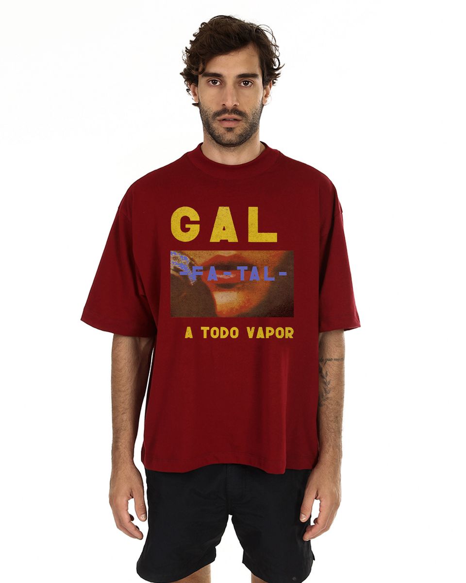 Nome do produto: Camiseta Oversized Gal Costa Vapor Mind The Gap Co.