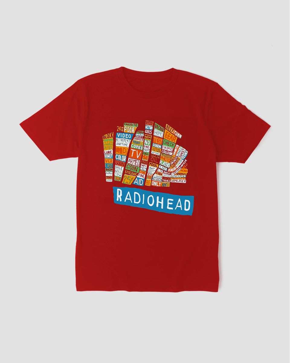 Nome do produto: Camiseta Radiohead Hail Mind The Gap Co.