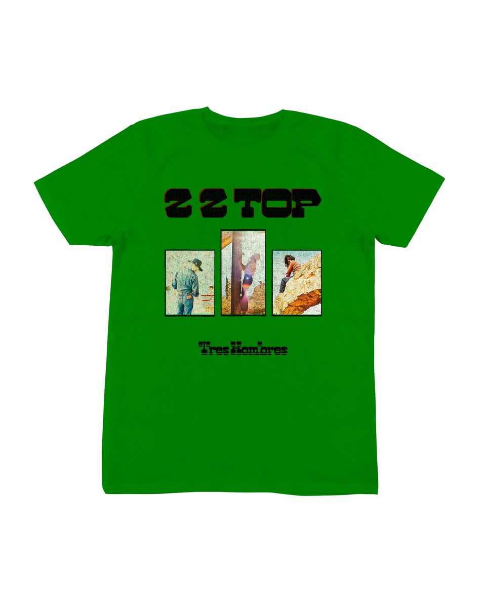 Nome do produto: Camiseta ZZ Top Tres Mind The Gap Co.