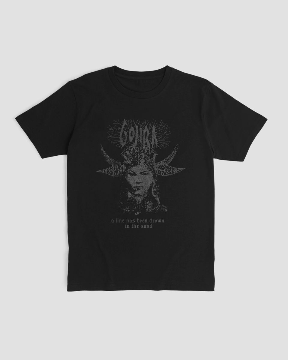 Nome do produto: Camiseta Gojira Fortitude Black Mind The Gap Company