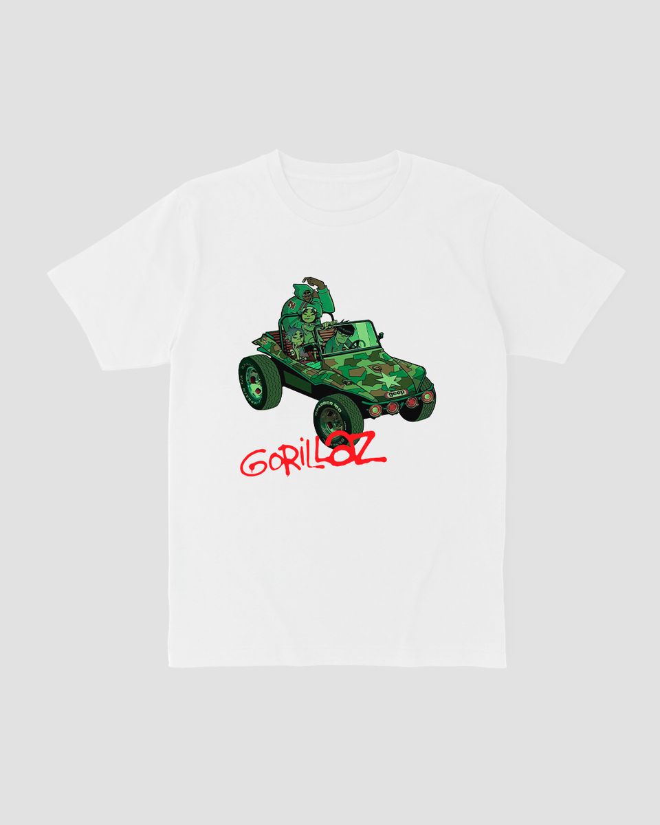 Nome do produto: Camiseta Gorillaz Mind The Gap Co.